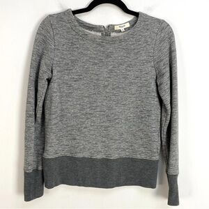 Madewell Charcoal Knit Sweater gently used